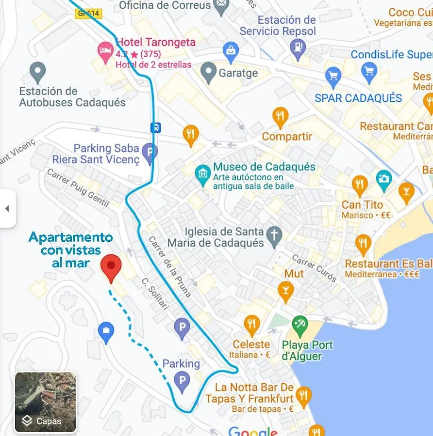 Apartamento Con Vistas Al Mar Cadaqués 0*,